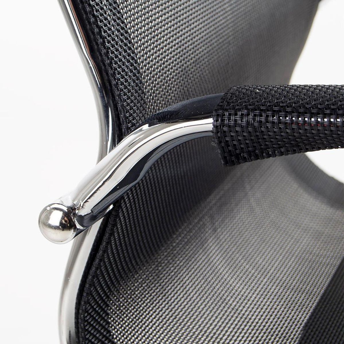 SPAZZIO - Silla Executive baja negra 55x55x100 cm