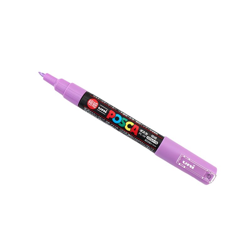 MITSUBISHI - Lapiz Posca Pc-1m Pastel Violeta Punta Fina 07mm Japones