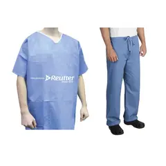 CRANBERRY - Ambo Clinico Desechable Camisa + Pantalon SMS 1 Unid - Talla