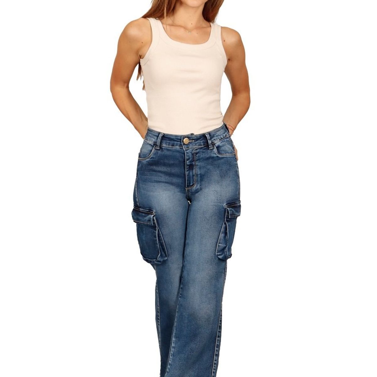 DIVINO JEANS - Jeans Cristal I Azul Divino Jeans