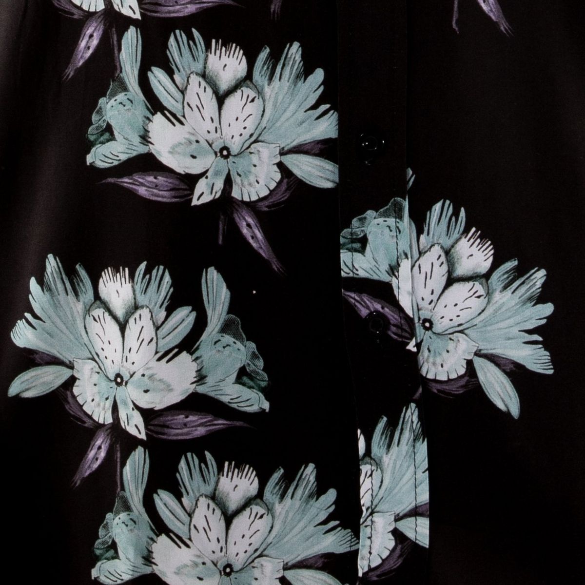 HANG LOOSE - Camisa Guayabera Hombre Florida Negro Hang Loose
