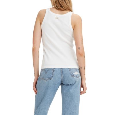 Imagen 2 del producto Polera Mujer Lisa Sin Mangas Blanco