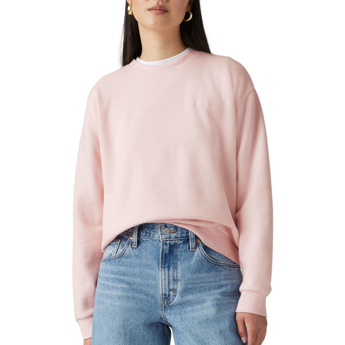 LEVIS - Polerón Mujer Regular Fit Rosado Levis