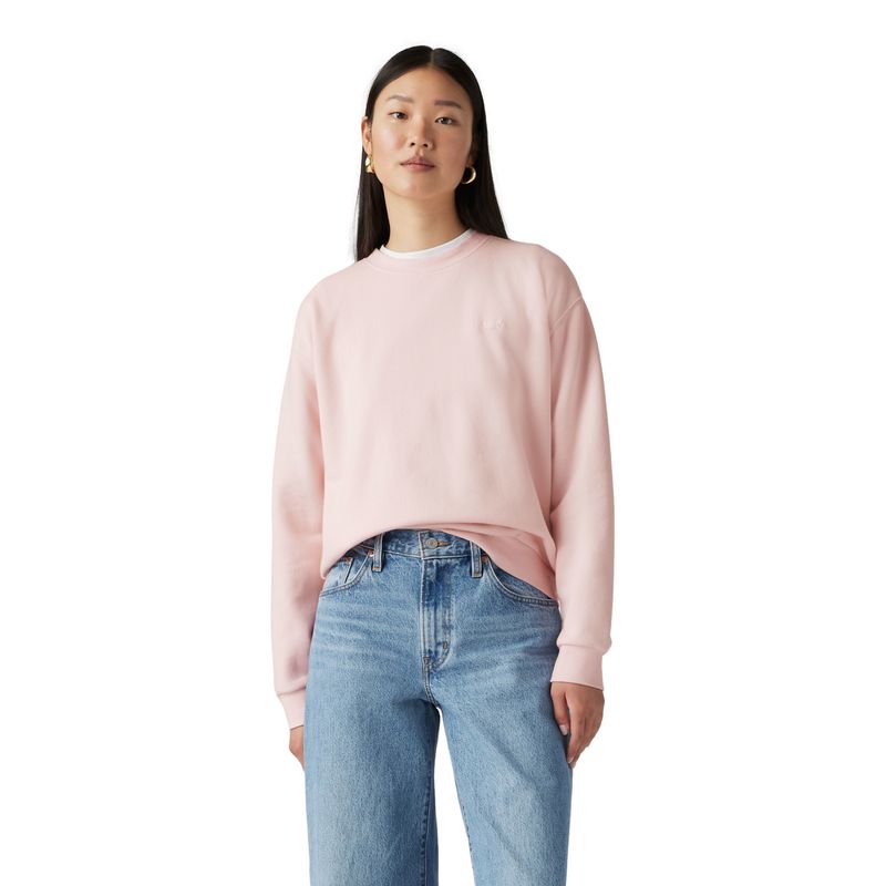 LEVIS - Polerón Mujer Regular Fit Rosado Levis