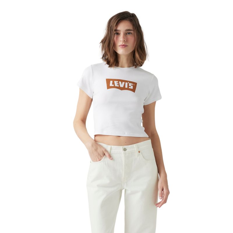 LEVIS - Polera Mujer Sporty Tee Blanco Levis