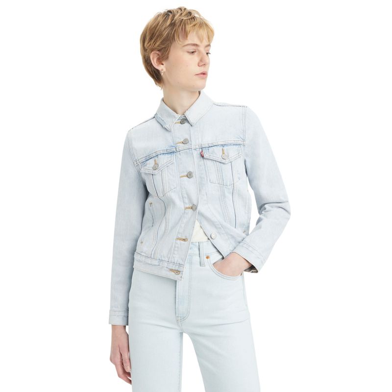 LEVIS - Chaqueta Mujer Original Trucker Azul Levis.