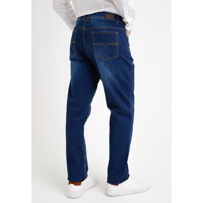 Imagen 2 del producto Jeans hombre Casual Slim Fit Metropoli Algodón Azul medio