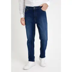 TRIAL - Jeans hombre Casual Slim Fit Metropoli Algodón Azul medio