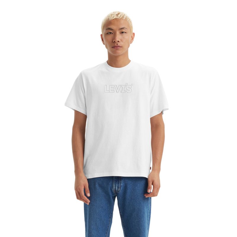 LEVIS - Polera Hombre Ss Relaxed Fit Tee Blanco Levis