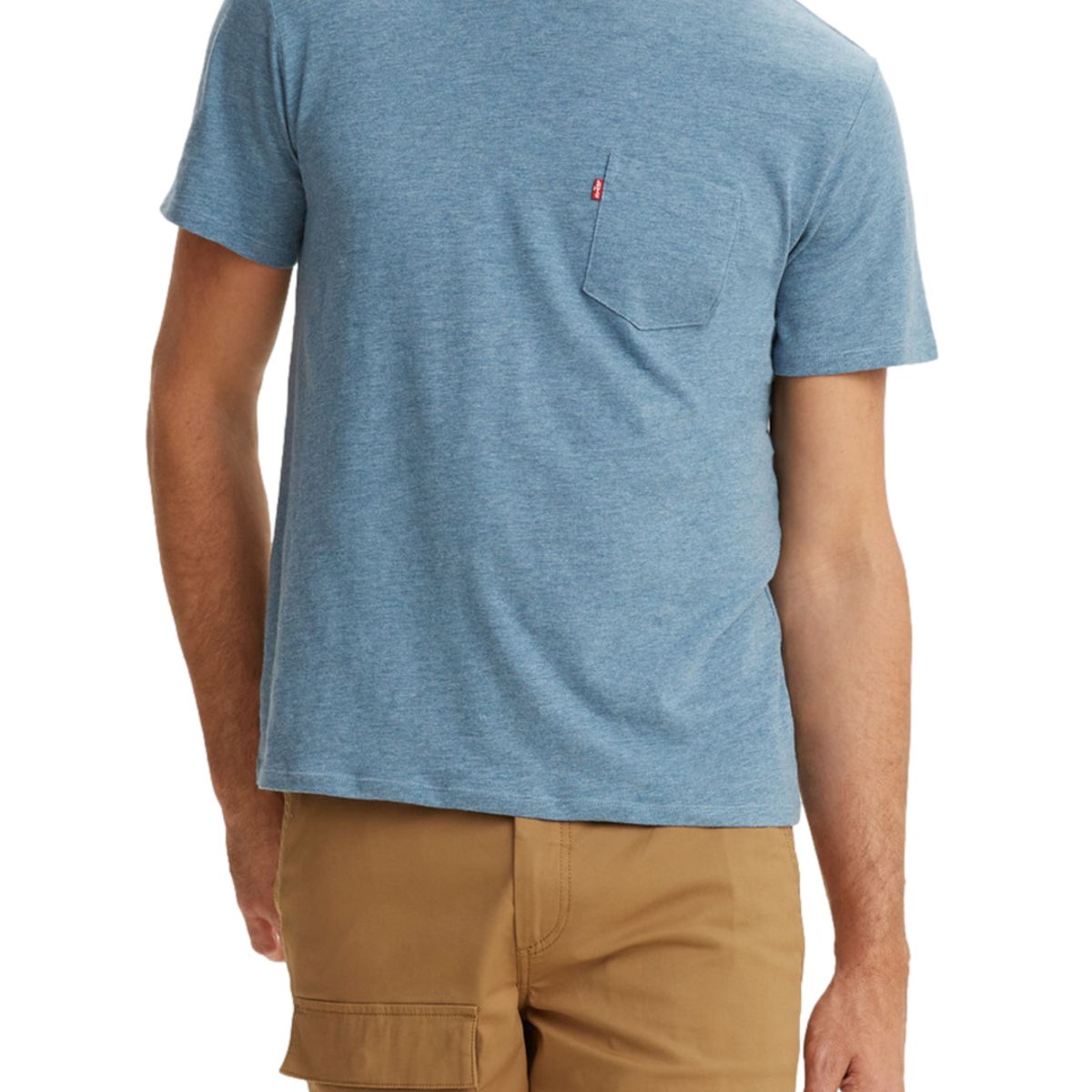 LEVIS - Polera Hombre Classic Pocket Tee Azul Levis