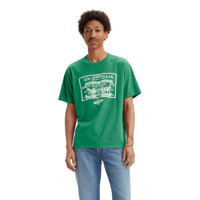 LEVIS - Polera Hombre Vintage Fit Graphic Tee Verde Levis