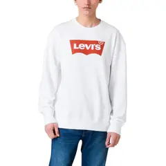 LEVIS - Polerón Hombre Logo Batwing Blanco