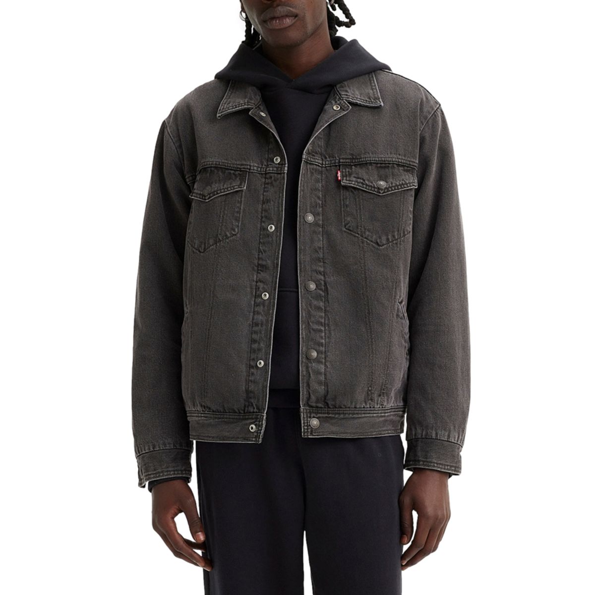 LEVIS - Chaqueta Hombre Relaxed Fit Truck Negro Levis