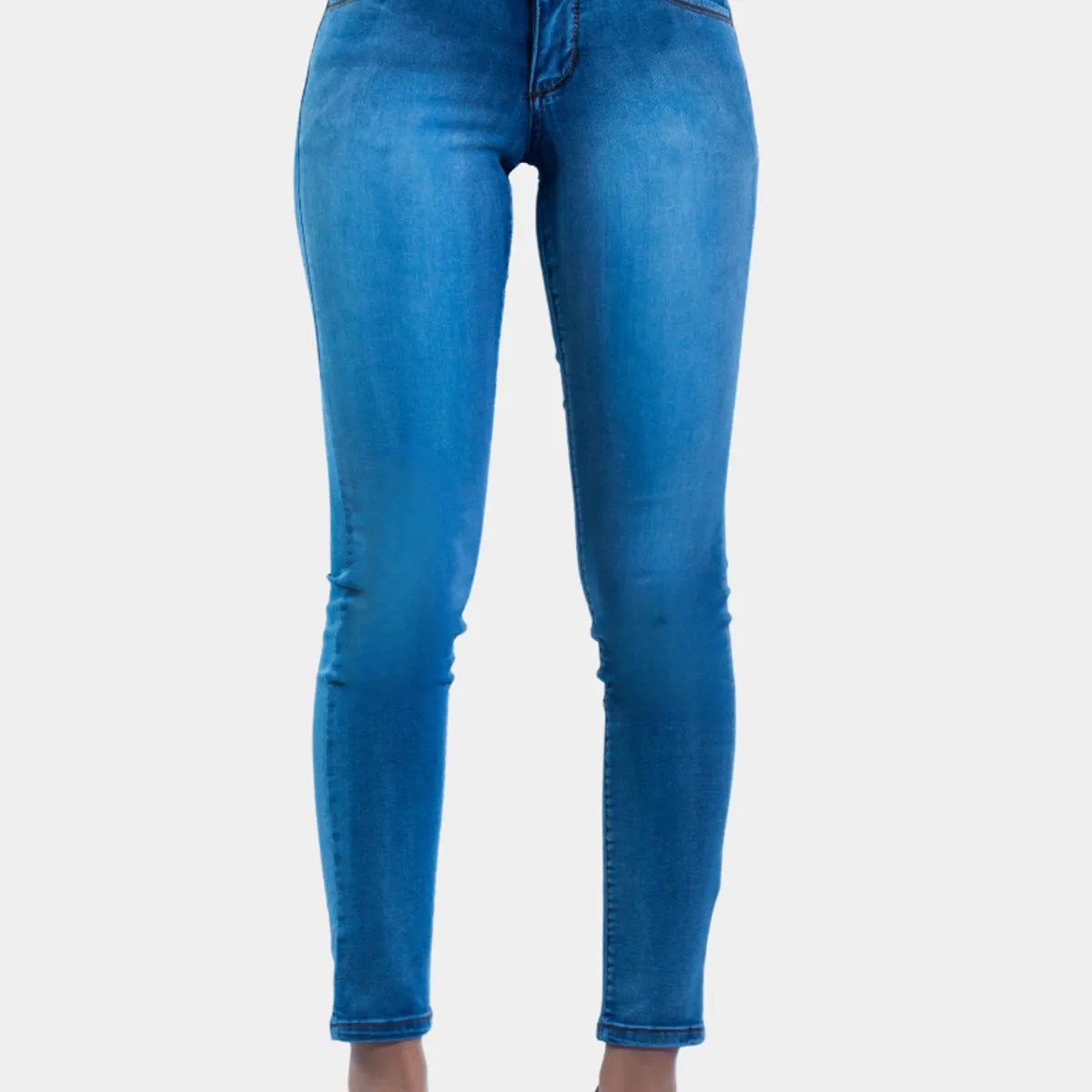 TENTATION - Jeans Pitillo Focalizado TA Push Up Azul Tentation