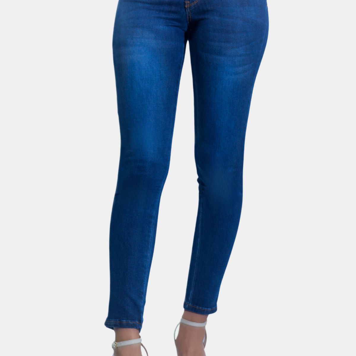 TENTATION - Jeans Pitillo Focalizado Azul  TA Push Up Tentation