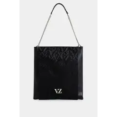 VELEZ - Vélez Shopping Glyceria Cuero y Lona Mujer Monogram Negro