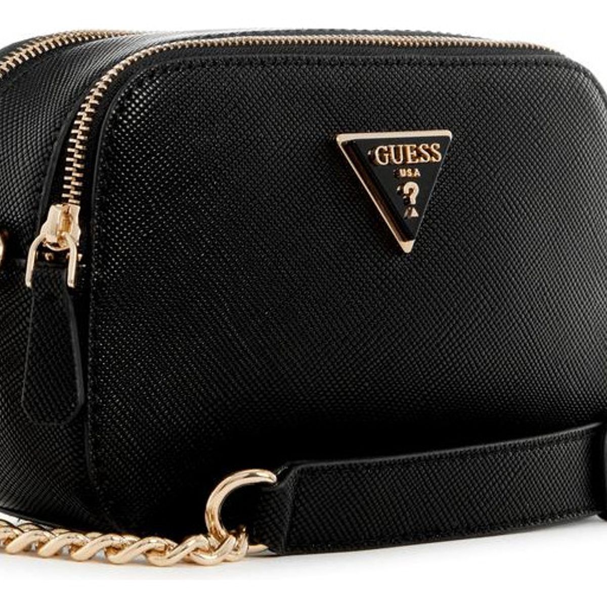 GUESS - Cartera Noelle Camera Crossbody Negro Guess