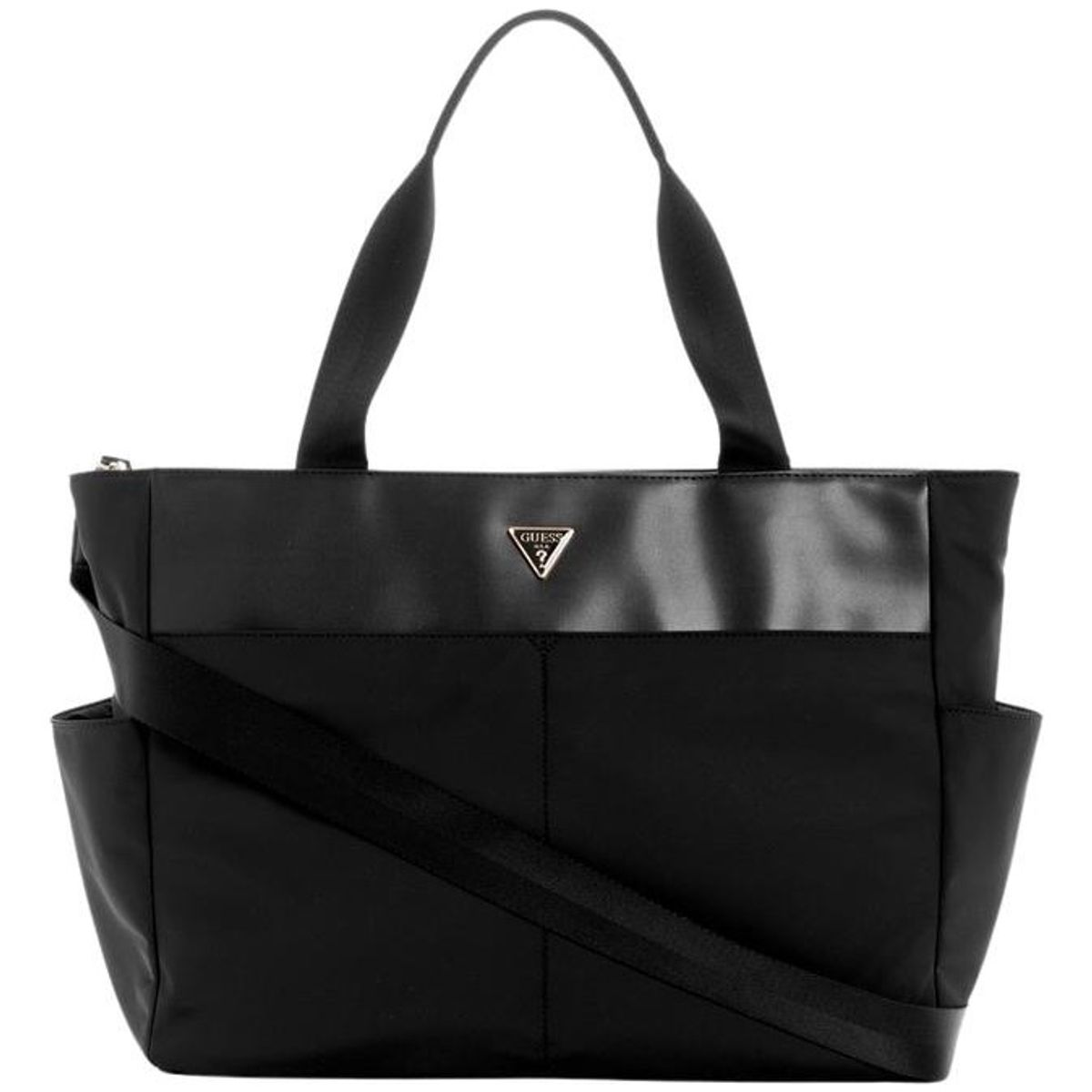 GUESS - Cartera Eco Gemma Travel Tote Negro Guess