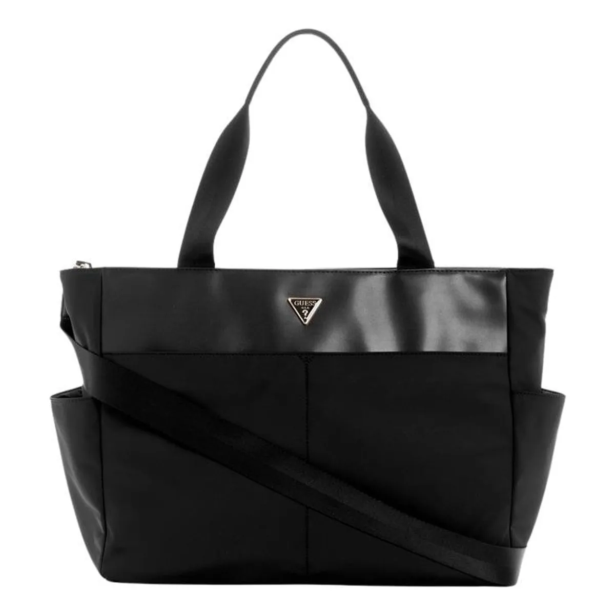 GUESS - Cartera Eco Gemma Travel Tote Negro Guess