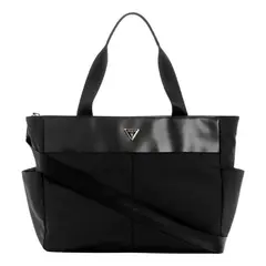 GUESS - Cartera Eco Gemma Travel Tote Negro