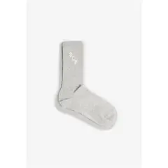 SCALPERS - Calcetines Canalé Scp Bordado Grey