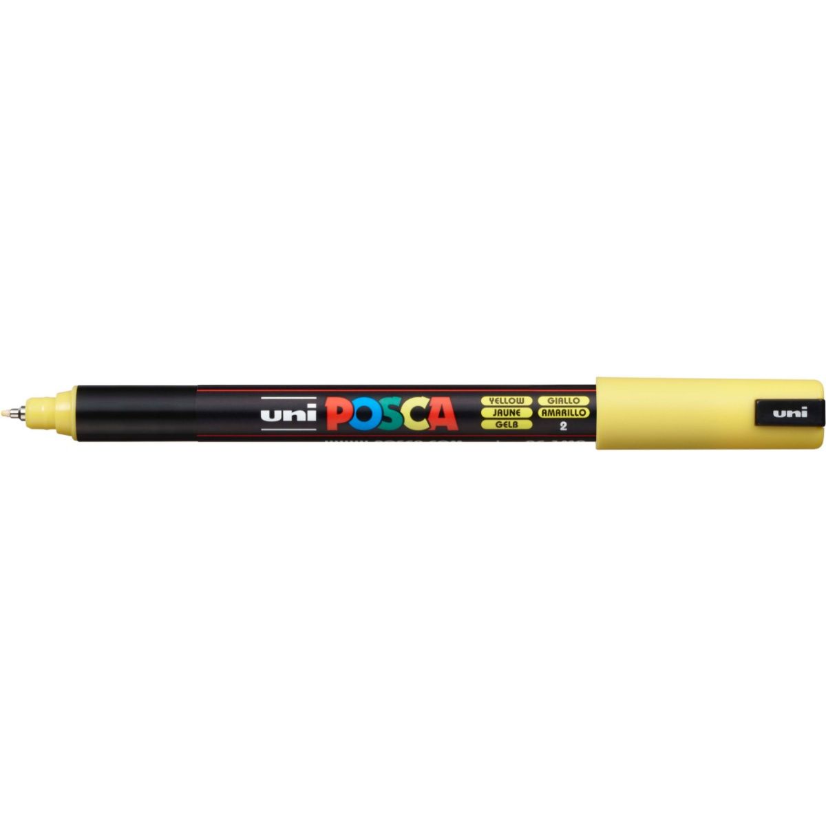 MITSUBISHI - Lapiz Posca Pc-1mr Amarillo Punta Fina 07mm