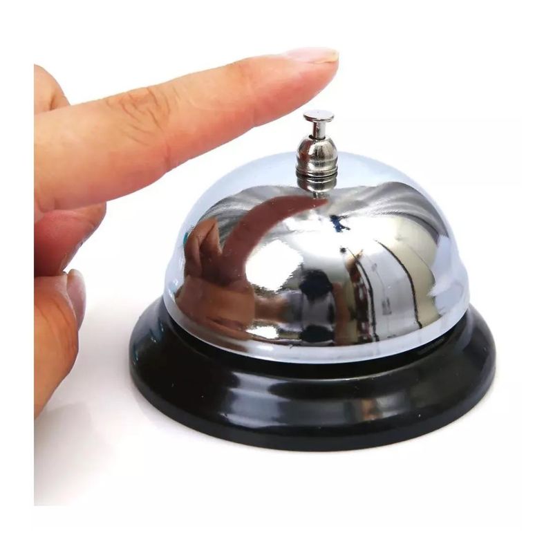 GENERICO - Campana Timbre Para Juegos De Mesa Recepción Hotel Cocina
