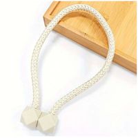 Pack de 02 Sujetadores - Abrazaderas Magneticas para Cortinas Crema