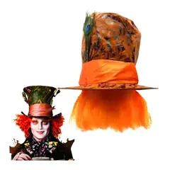 GENERICO - Gorro Sombrerero Loco Accesorio Cosplay Disfraz Halloween