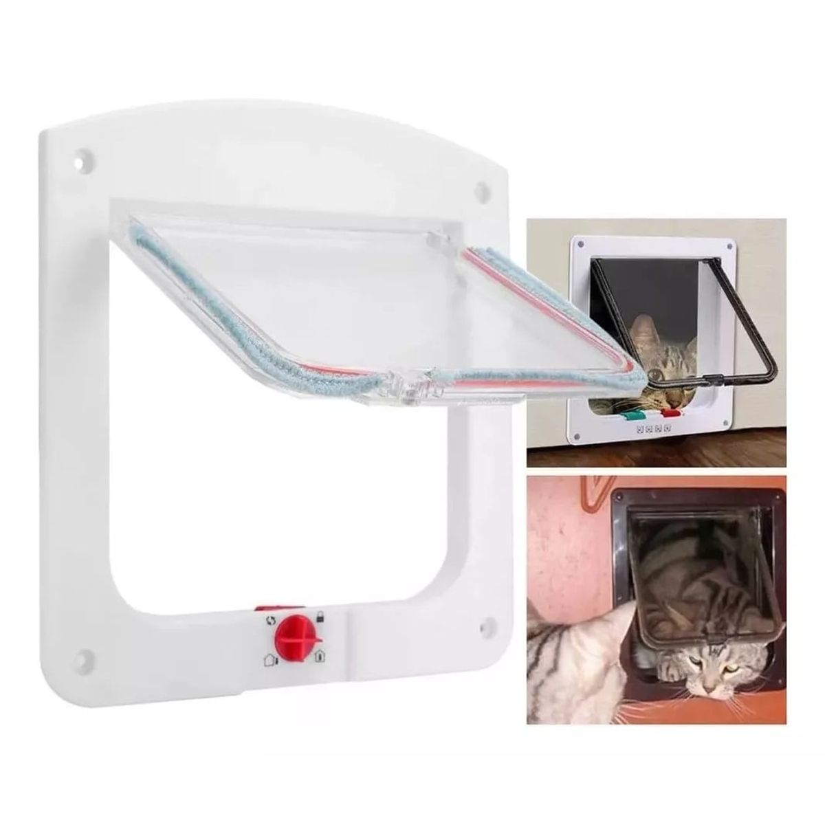 GENERICO - Puerta Abatible Para Perros Pequeños y Gatospetdoors