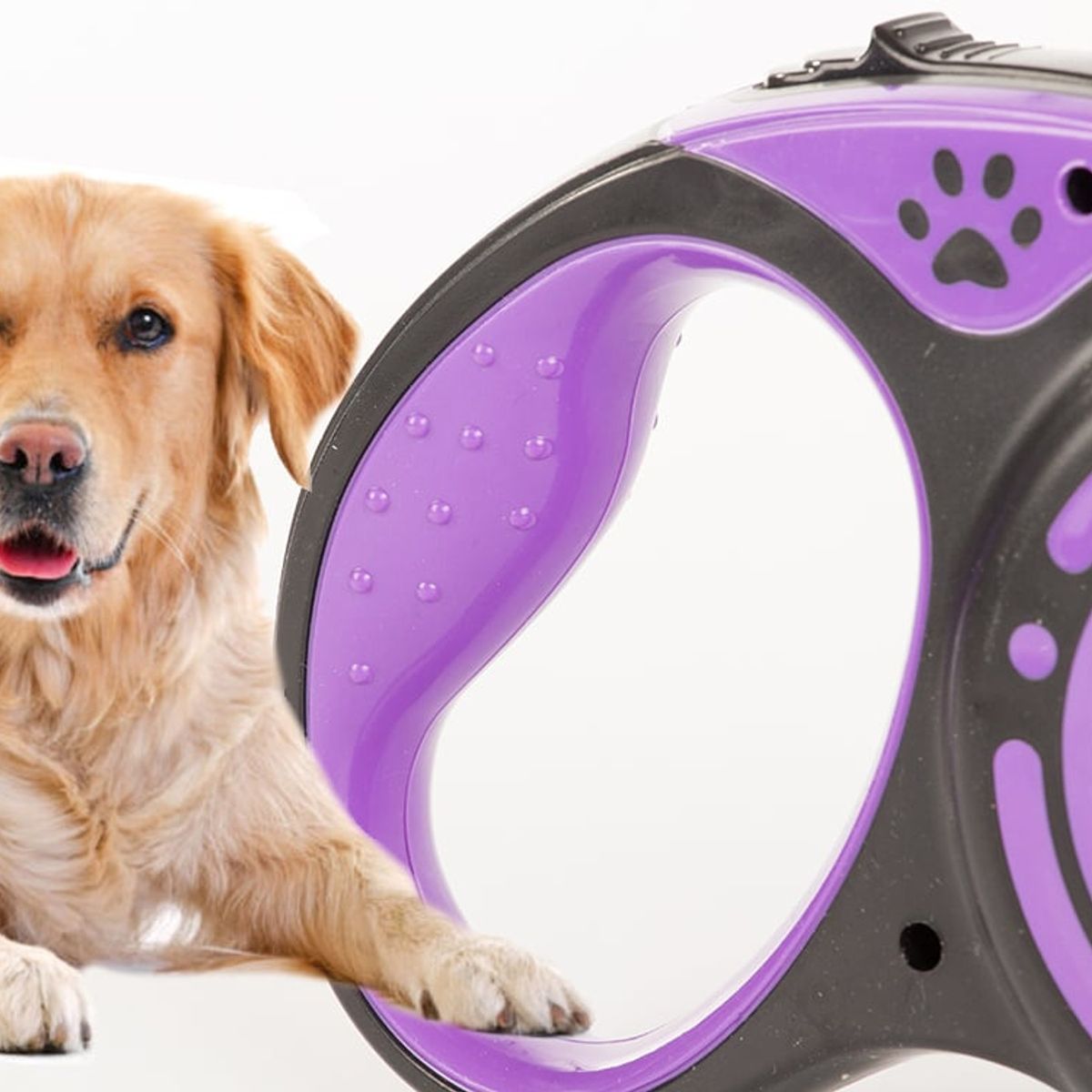 DEFENSOR FOREVER - Correa Retráctil Con Botón De Frenado Para Perros 5mts