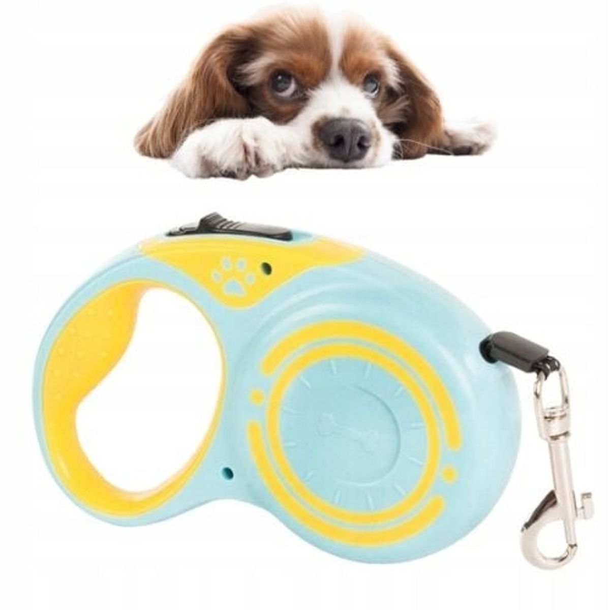 DEFENSOR FOREVER - Correa Retráctil Con Botón De Frenado Para Perros 5mts