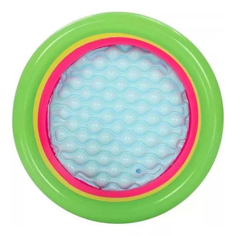 GENERICO - Pileta Inflable Redonda Tricolor 90 Cm Bebes Niños Infantil