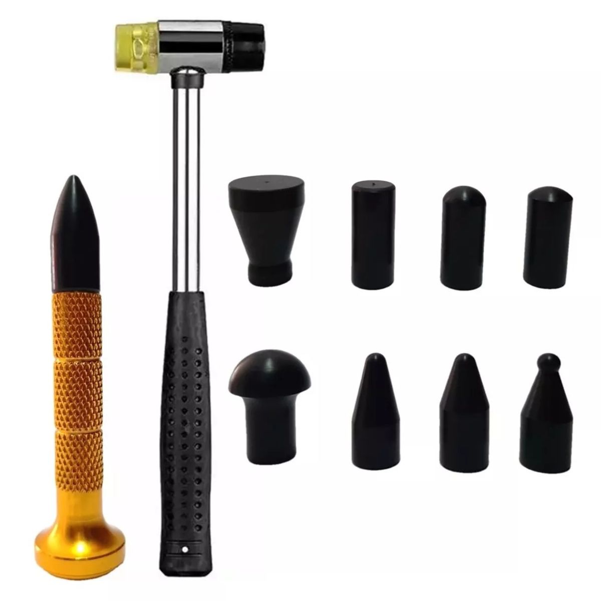 KUANGYE - 11pcs Desabollador Reparación Abolladura Auto Pintura