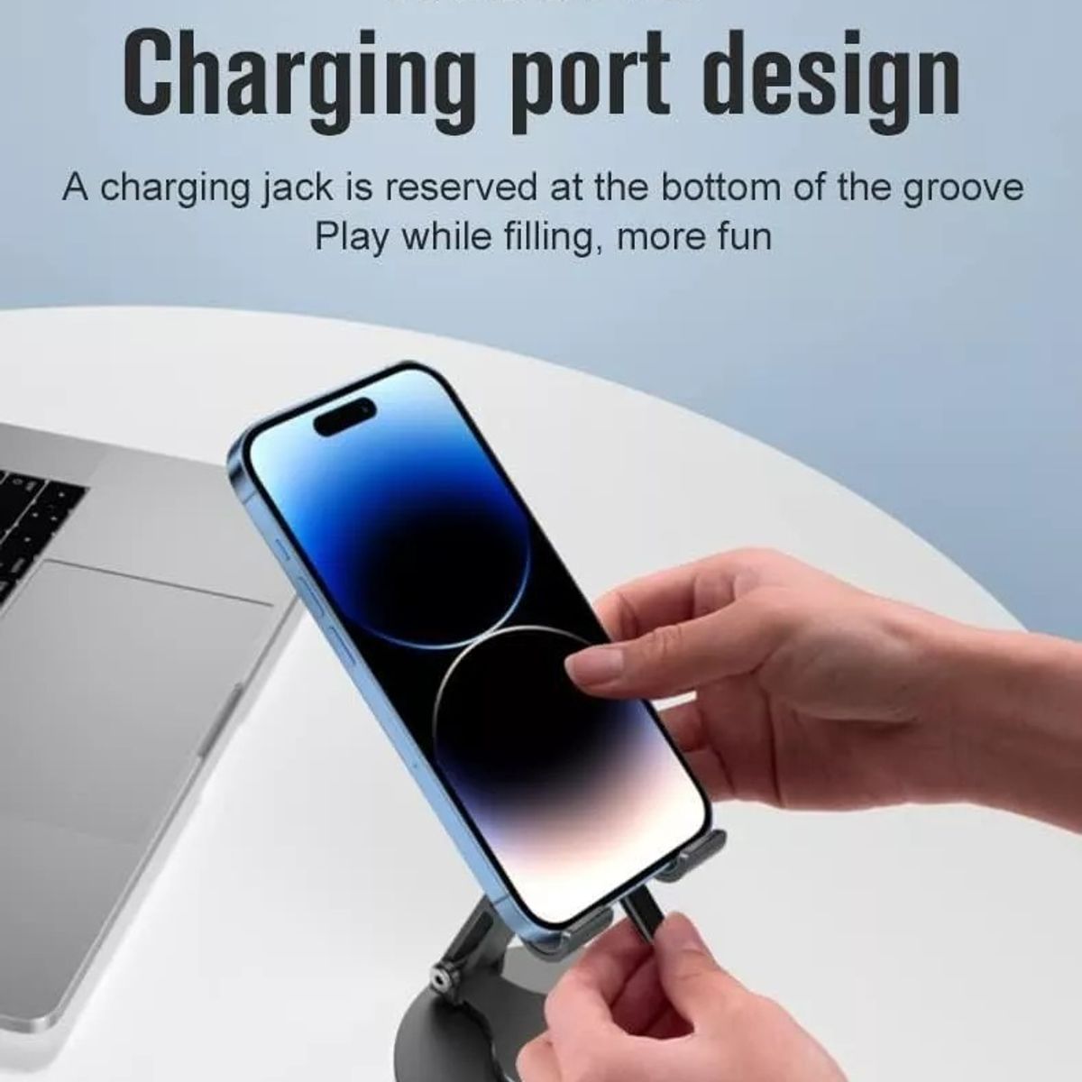 KUANGYE - Soporte Base Porta Celular Para iPad Tablet Escritorio Tlf