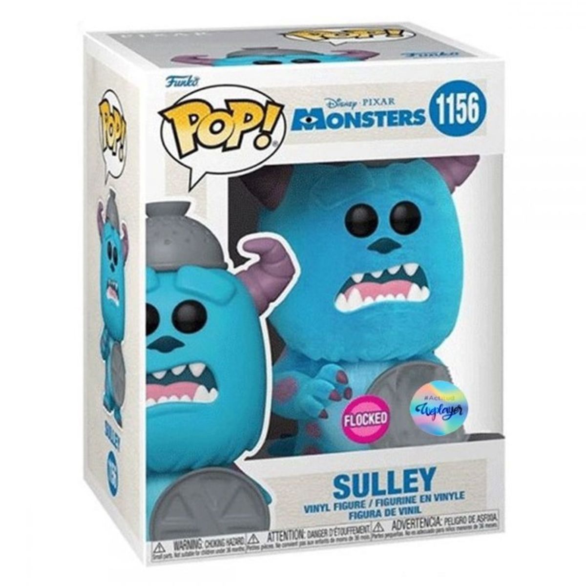 FUNKO - Funko Pop Disney Pixar Monsters Inc Sulley 1156 Flocked