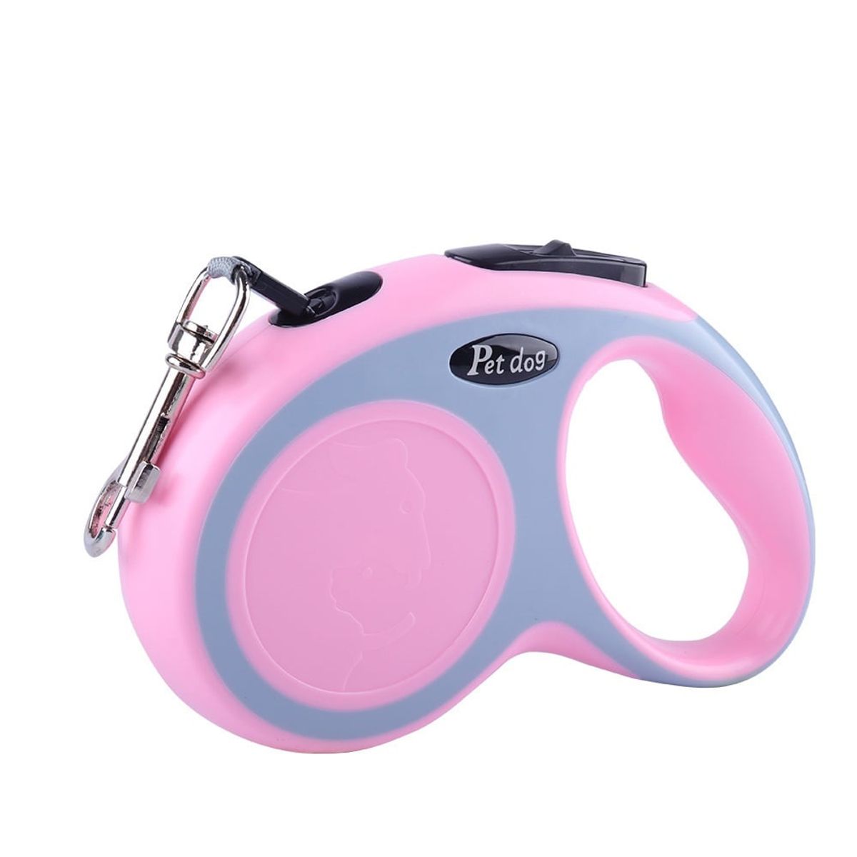 GENERICO - Correa Retráctil Con Botón De Frenado Perros Mascotas 5mts