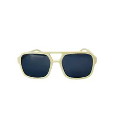 GENERICO - Lentes de sol estilo retro aviador grandes