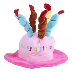 GENERICO - Gorro De Cumpleaños Para Gatos Perros Mascotas