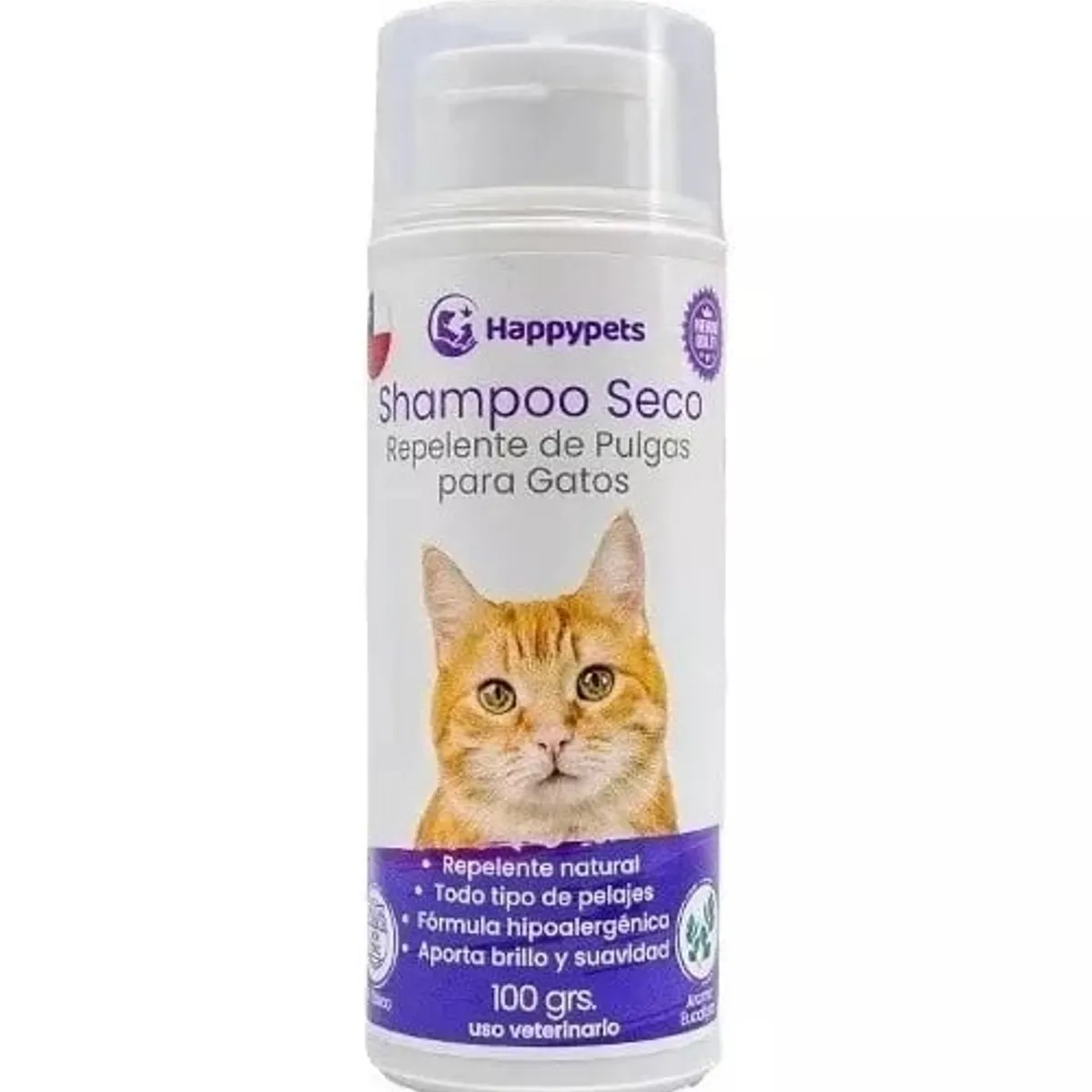 GENERICO - Shampoo Seco Repelente De Pulgas Para Gatos Hipoalergénico