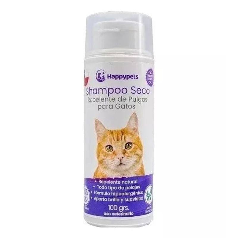 GENERICO - Shampoo Seco Repelente De Pulgas Para Gatos Hipoalergénico
