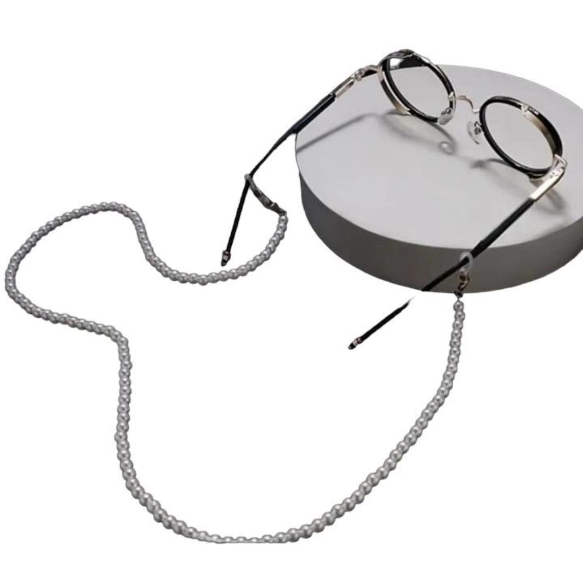 GENERICO - Strap sujetador para lentes de perlas anticaida gafas