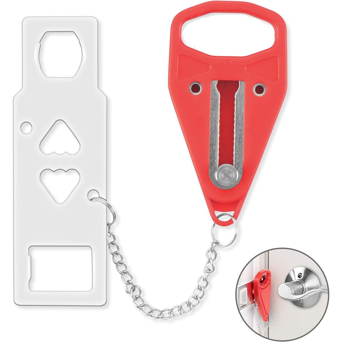 KUANGYE - Cerradura De Puerta De Hotel Portátil Antirrobo De Viaje