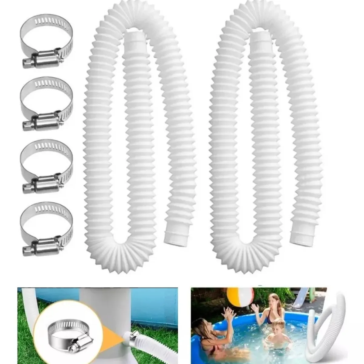 KUANGYE - Manguera Filtro Piscina Intex Bestway Universal 150cm