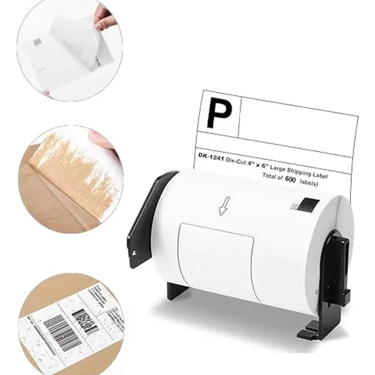 KUANGYE - Rollo De Etiqueta Dk1240 Etiq 102x51mm Impresoras Brother Ql