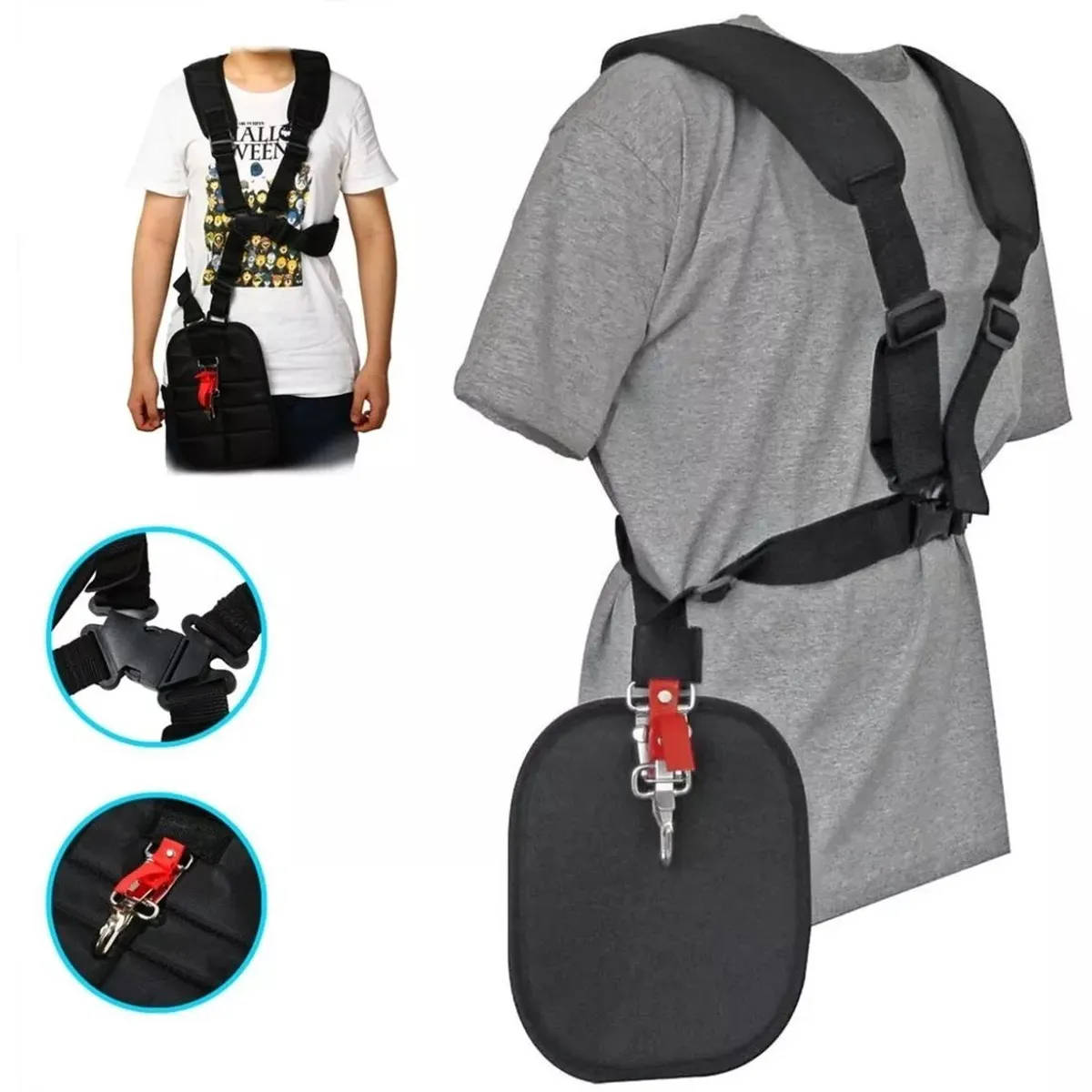 KUANGYE - Arnés Acolchado Desmalezadora Corta Cesped Orilladora