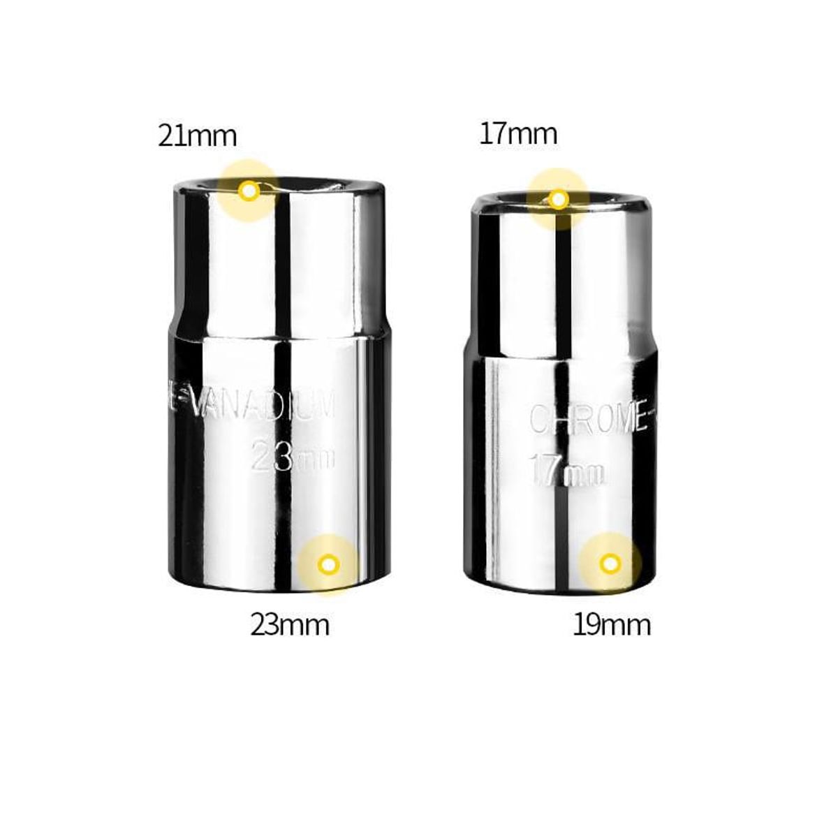 KUANGYE - Llave De Rueda Con Barrote Universal Llantas 17-19 21-23mm