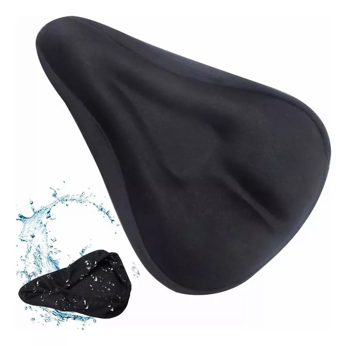 KUANGYE - Funda De Asiento De Bicicleta Con Gel Acolchonado