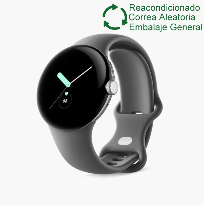 GOOGLE - Google Pixel Watch 41mm BT Plata Reacondicionado Semi Nuevo