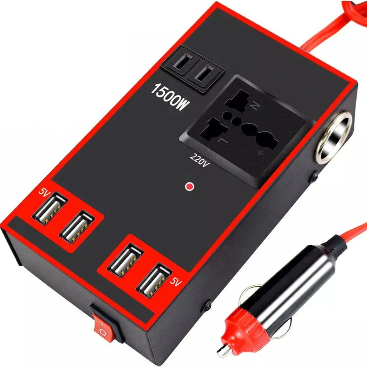 KUANGYE - Inversor De Voltaje Auto Convertidor Corriente 12v 220v 15k